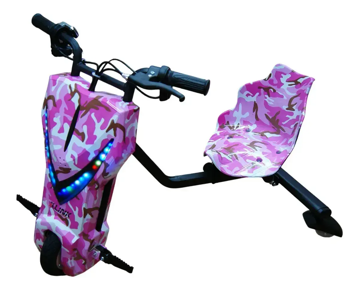Patinete Elétrico 3 Rodas Triciclo Infantil Drift 350w Amort