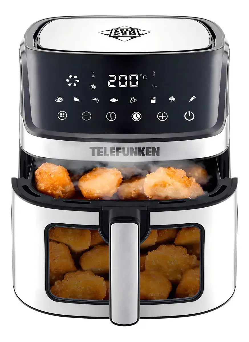 Air fryer Telefunken Easy Fryer 6900 aço/preto