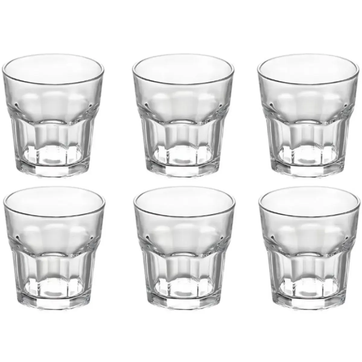 Kit 6 Copos para Shot 43ml em Vidro Transparente - Dose Perfeita, Resistentes, Elegantes e Ideais para Festas, Bar e Churrasco