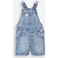 jardineira infantil jeans azul