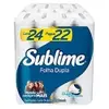 (LEVE 4un. / R$ 0,99 ROLO / PRIME / APP) Papel Higiênico Folha Dupla 30m Sublime - TOTAL 96 ROLOS - 1