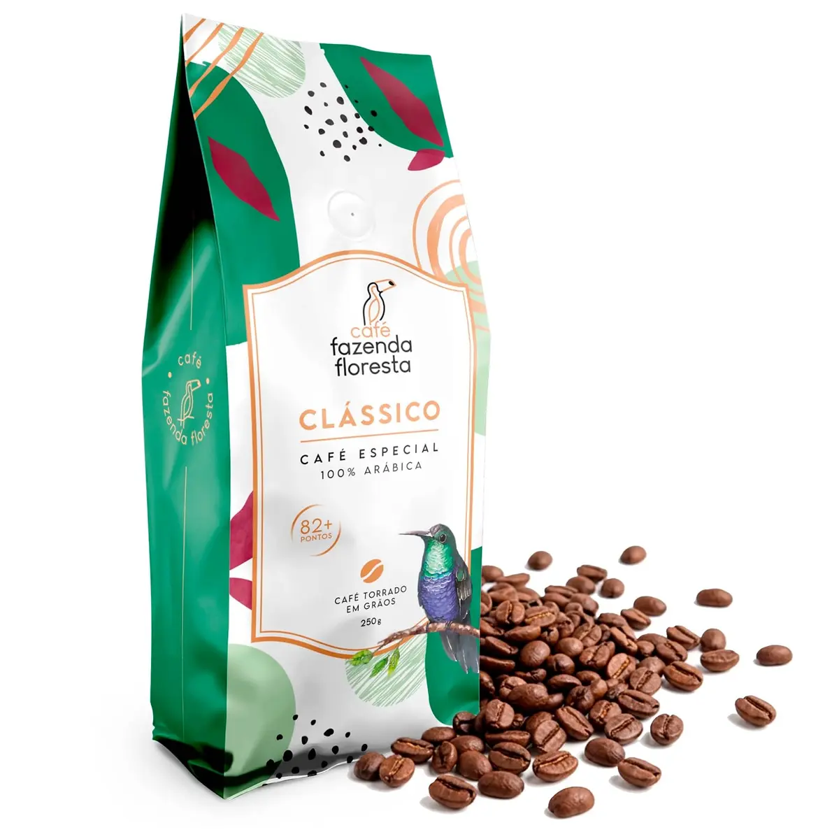 Café Especial Clássico Torrado em grãos - pacote de 250g