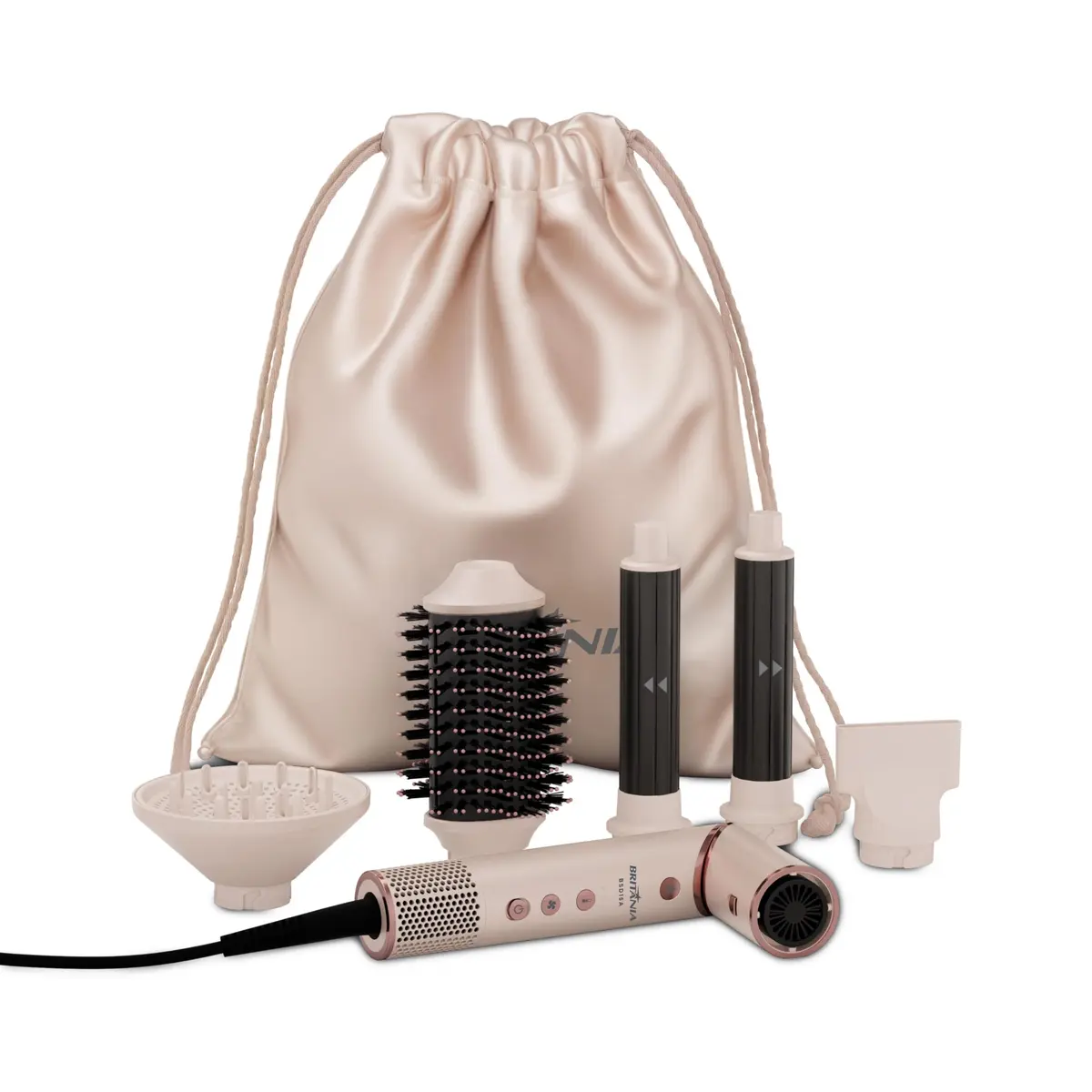 Britânia Secador de Cabelo Motor BLDC 1450W BSD15A 127V Metal e plástico Rosa com rosê - 1