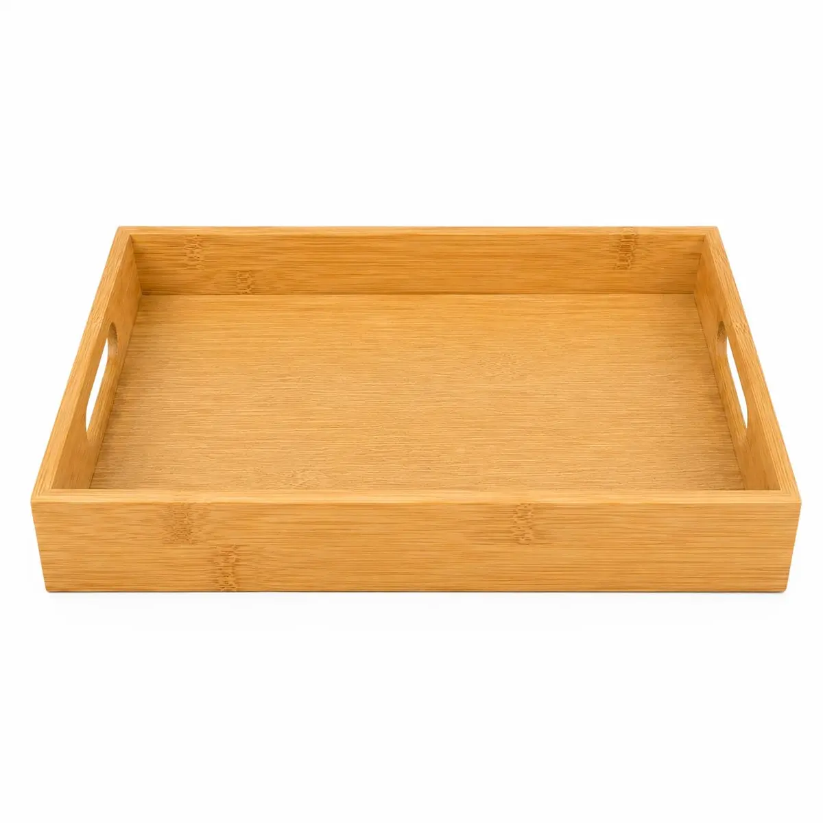 Bandeja Retangular MDF Multiuso 40x28cm com Alças para Servir e Decorar | Ideal para mesa posta, Perfeita para Servir café da manhã, bebidas, petiscos e organizar ambientes com charme.
