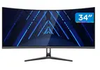 Monitor Gamer Curvo 34" 180Hz 1Ms Full HD R1500 Legacy GW34WQ180 2 HDMI 2 DisplayPort Freesnc G-sync - 1