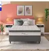 Cama Box Casal Herval Ômega com Pillow Top e Molas Ensacadas 60x138x188cm - Branco/Cinza - 1
