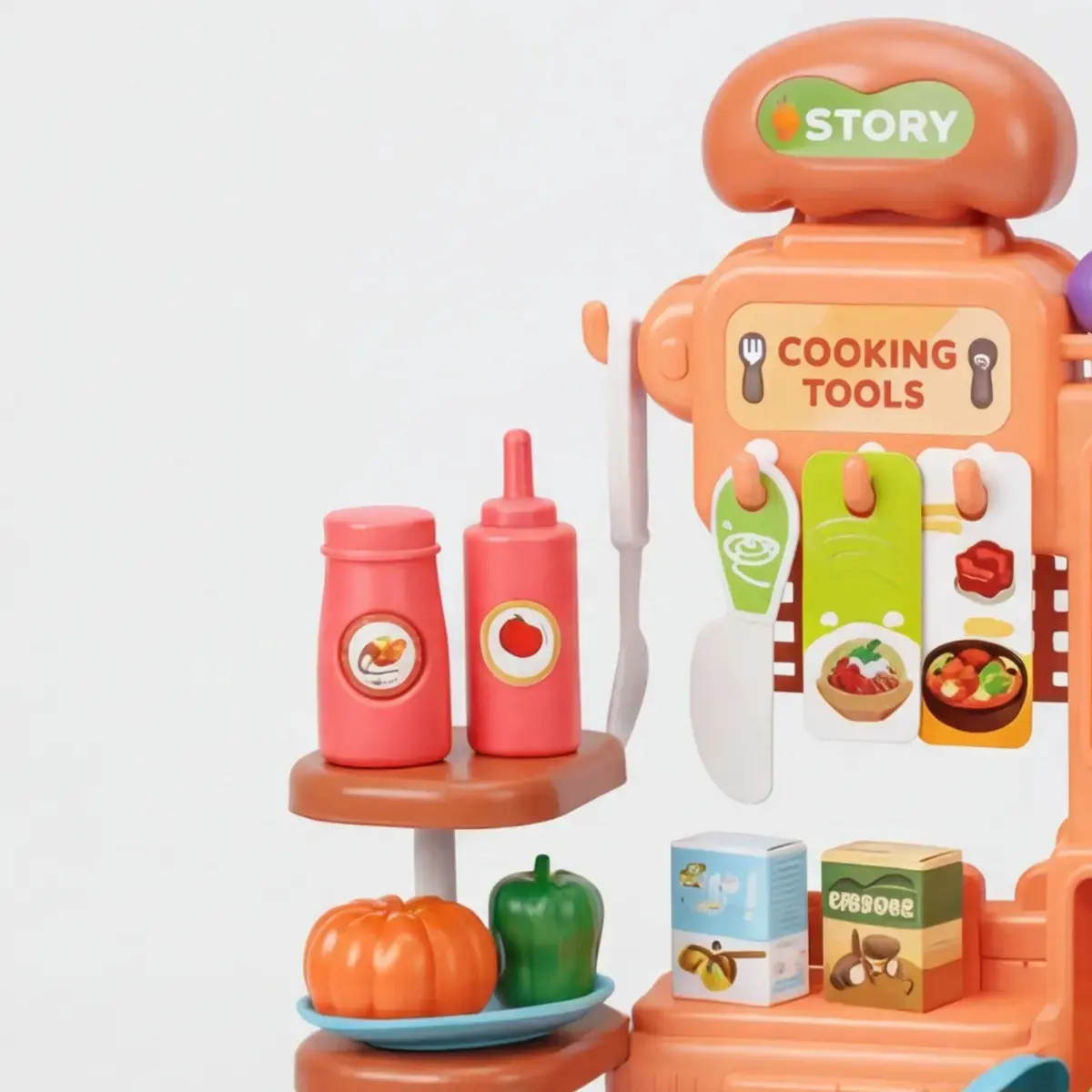 Cozinha Bancada Infantil Mini Chef Com 46 Peças Maxi Toys thumbnail 3