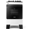 Fogão Consul 4 bocas Branco com mesa esmaltada - CFO4ZAB - Bivolt - 1