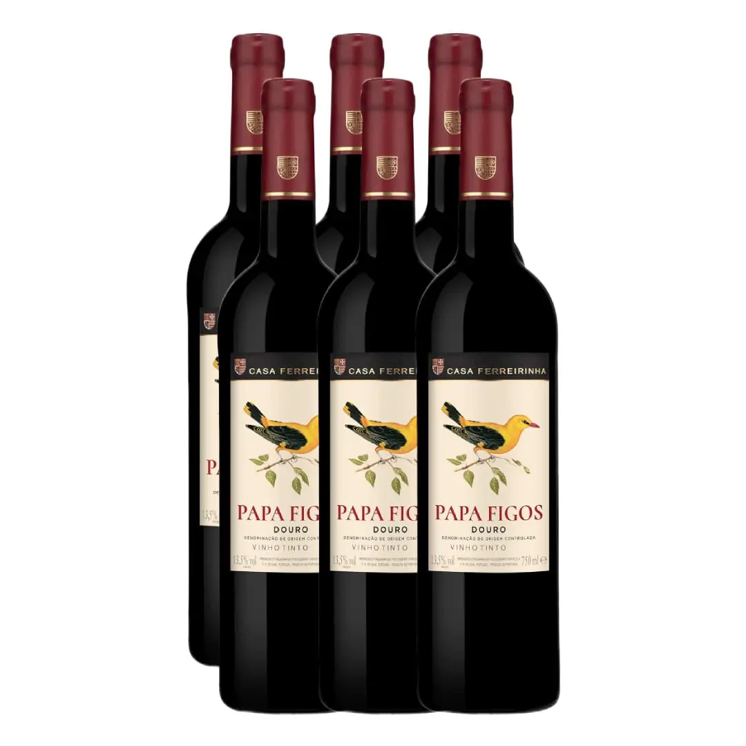 Vinho Tinto Casa Ferreirinha Papa Figos Douro 750ml 6 Und