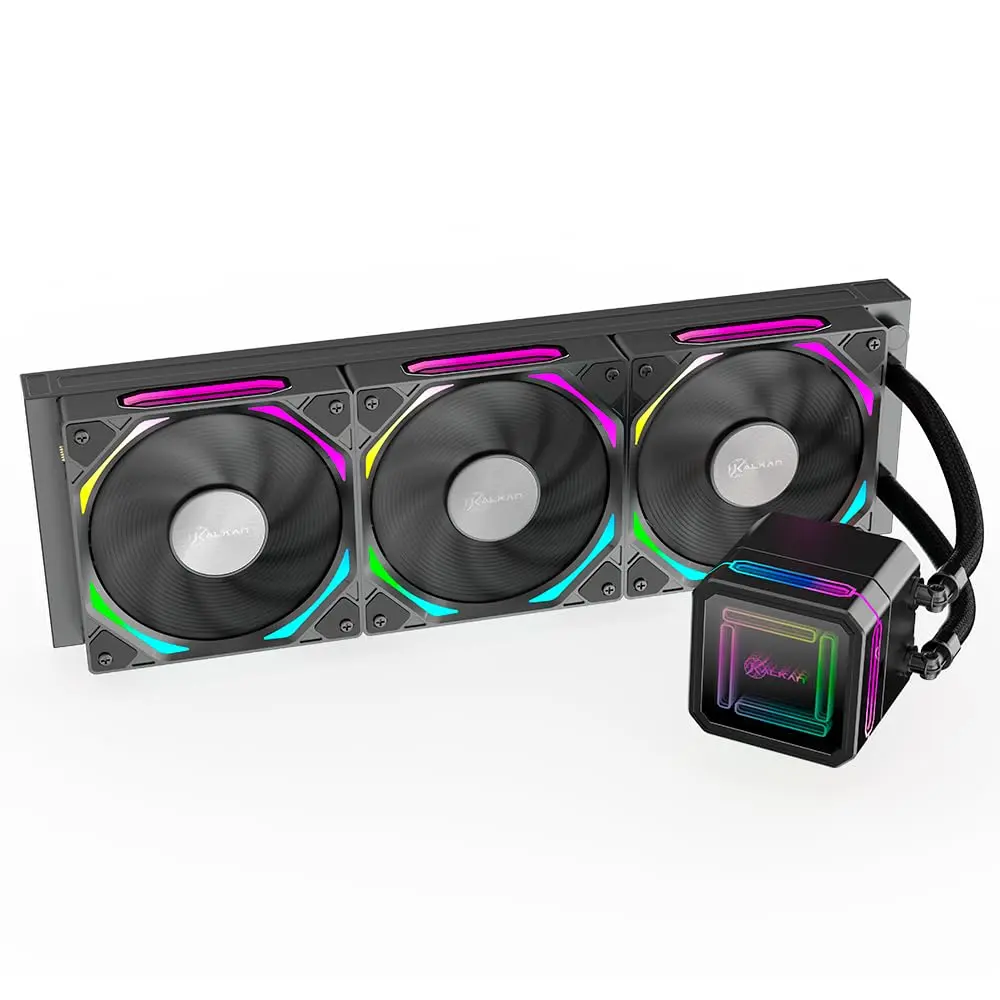 Water Cooler Gamer Kalkan Delta 360 Wireless ARGB Preto KLK00051