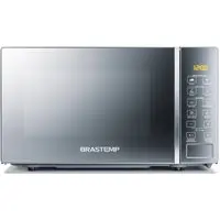 Micro-Ondas Brastemp 20 Litros Cor Inox Espelhado Com Funções Pré-Preparo - Bms20ar 110V - 1