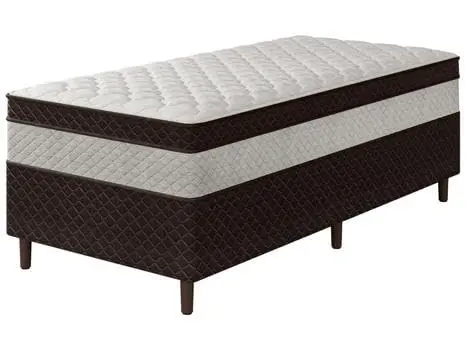 Umaflex - Cama Box Conjugada Solteiro de Mola Ensacada 52x88x188cm Manu