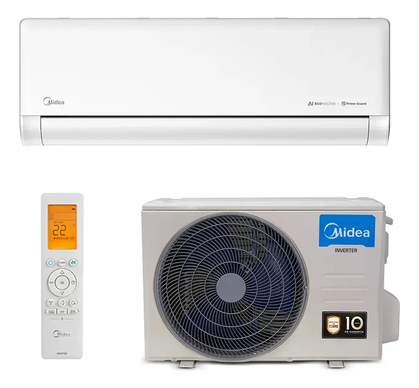 Ar Condicionado Split 9.000 Btus Inverter Ai Ecomaster Q/f M Cor Branco - 1