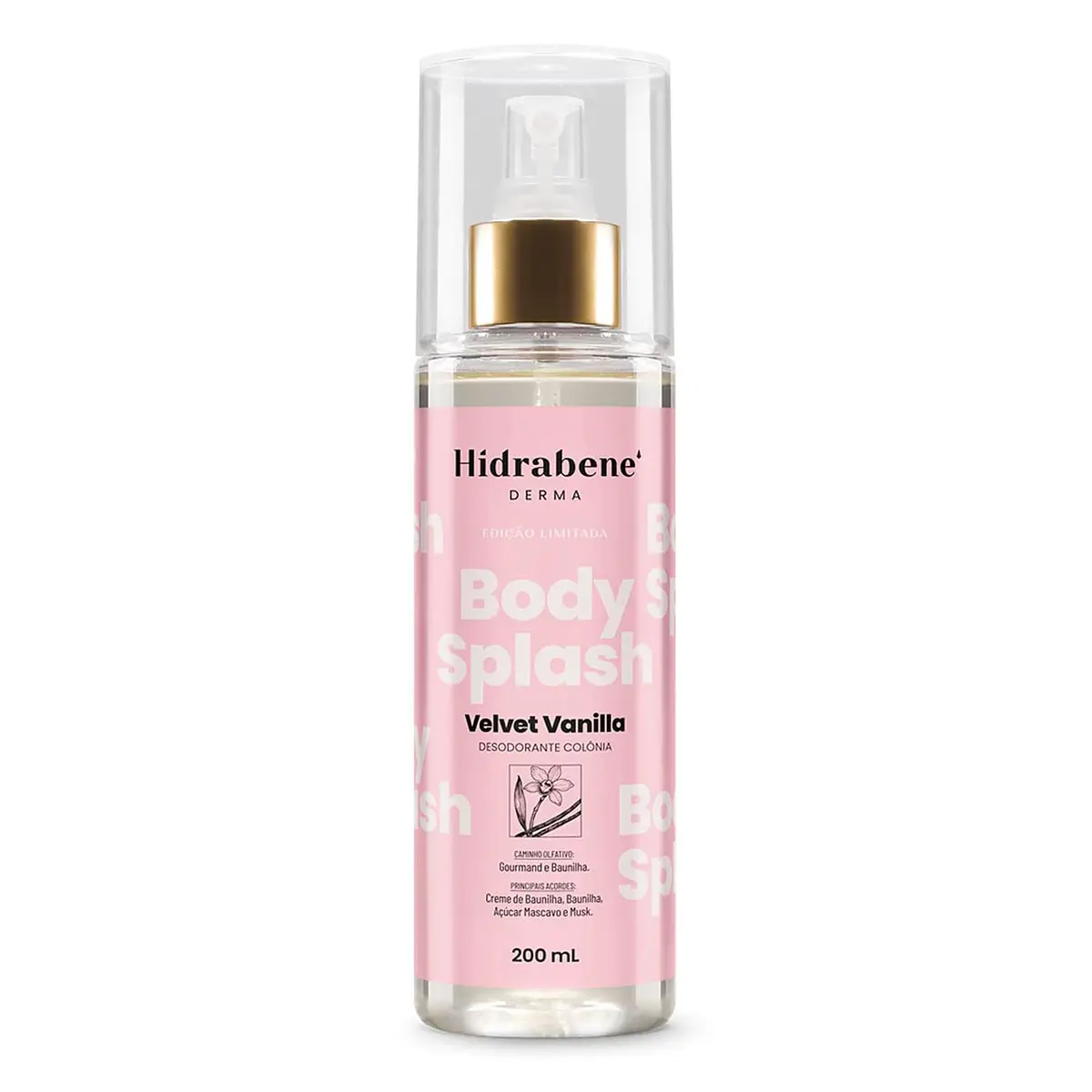 Hidrabene - Body Splash Velvet Vanilla 200 Ml