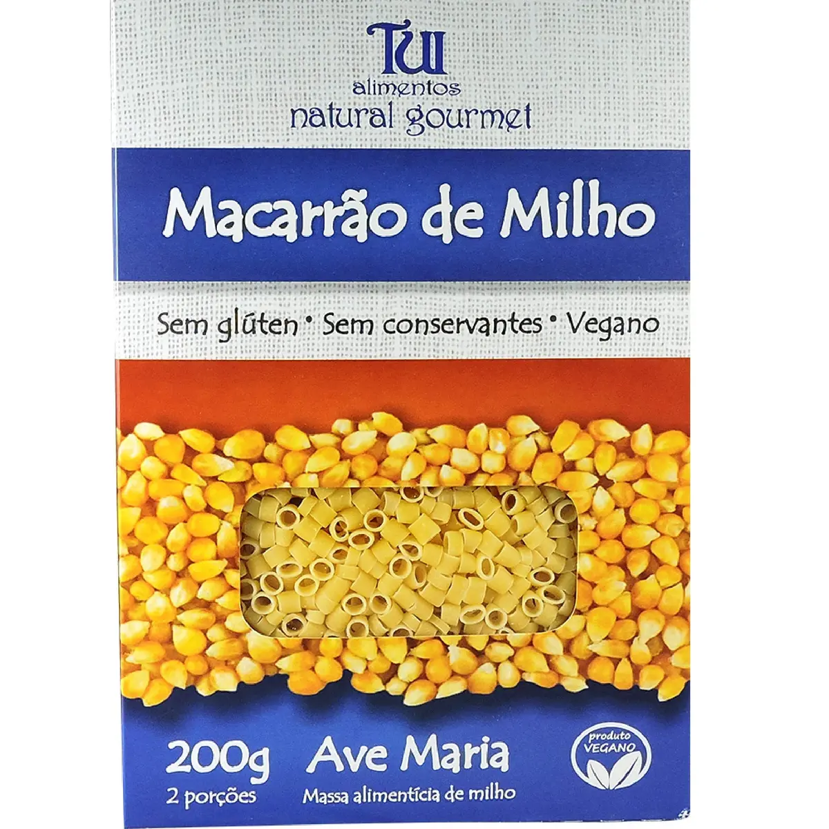 Macarrão de Milho Ave Maria 200g - Tui Alimentos