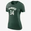 【Tam.: gg】Camiseta Nike Milwaukee Bucks Next Nature Feminina - 1