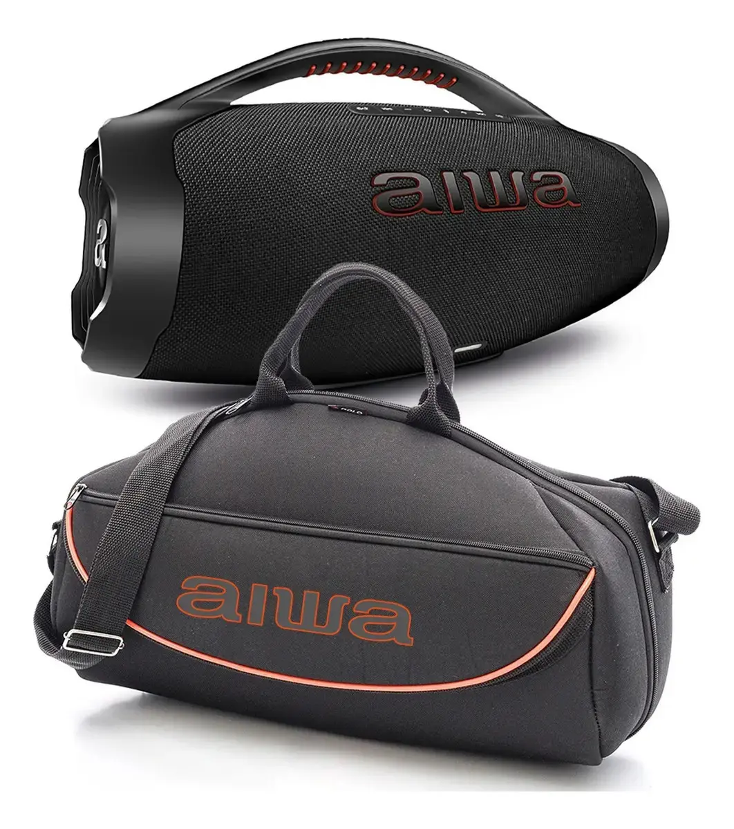 Case Bolsa Proteção Para Boombox Plus Aiwa Prova D'agua Acolchoada Premium