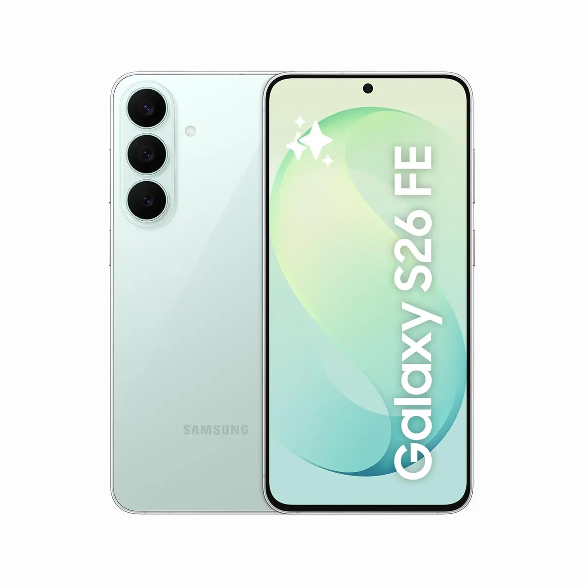 Celular Samsung Galaxy S26 FE 128GB, 8GB RAM Tela 6,7" - Verde Pistache | 128GB Armazenamento, 8GB RAM, Tela 6,7 Polegadas, Galaxy S26 FE