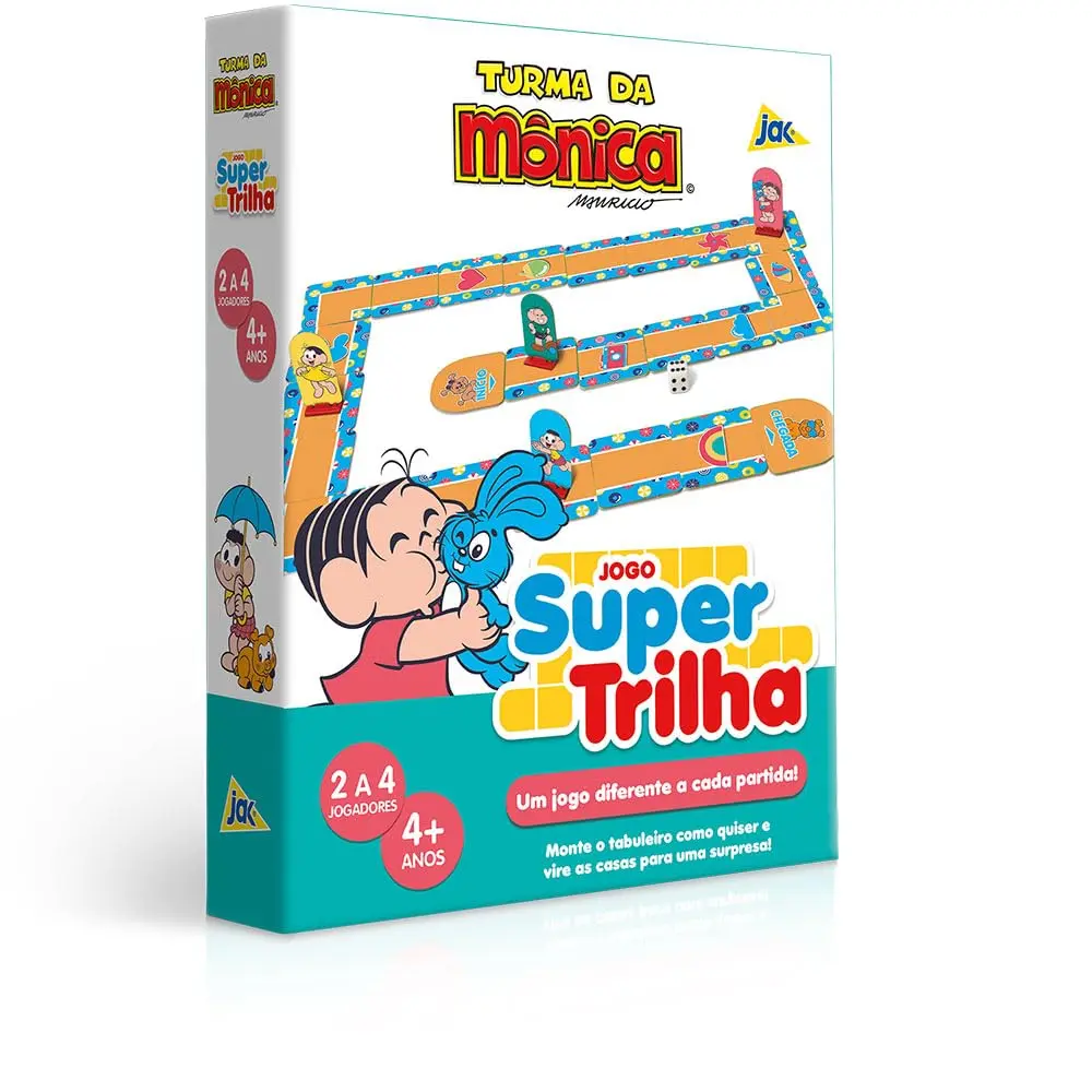 Turma da Mônica Jogo Supertrilha 2-4 Jogadores a partir de 4 anos Toyster