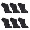 Kit Meia Olympikus Invisivel C/ 6 Pares Feminino - Preto- Tam.: 33/38 - 1