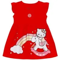 Infantil - Vestido baby menina em meia malha Brandili