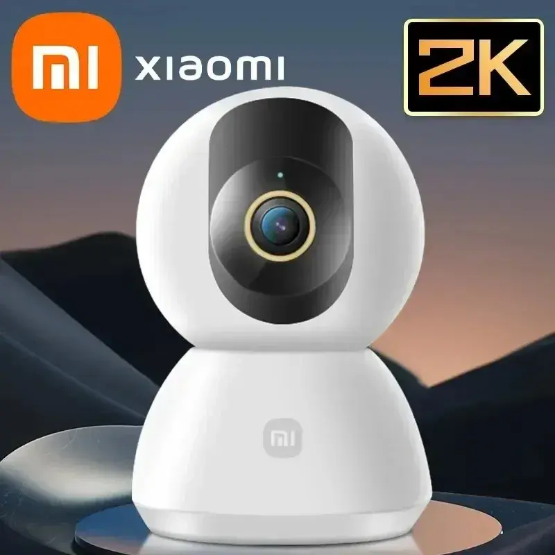 Original xiaomi câmera inteligente 2k 1296p hd 360 ângulo interior monitor de segurança do bebê wifi noite webcam vídeo câmera ip mi-smart casa - 1