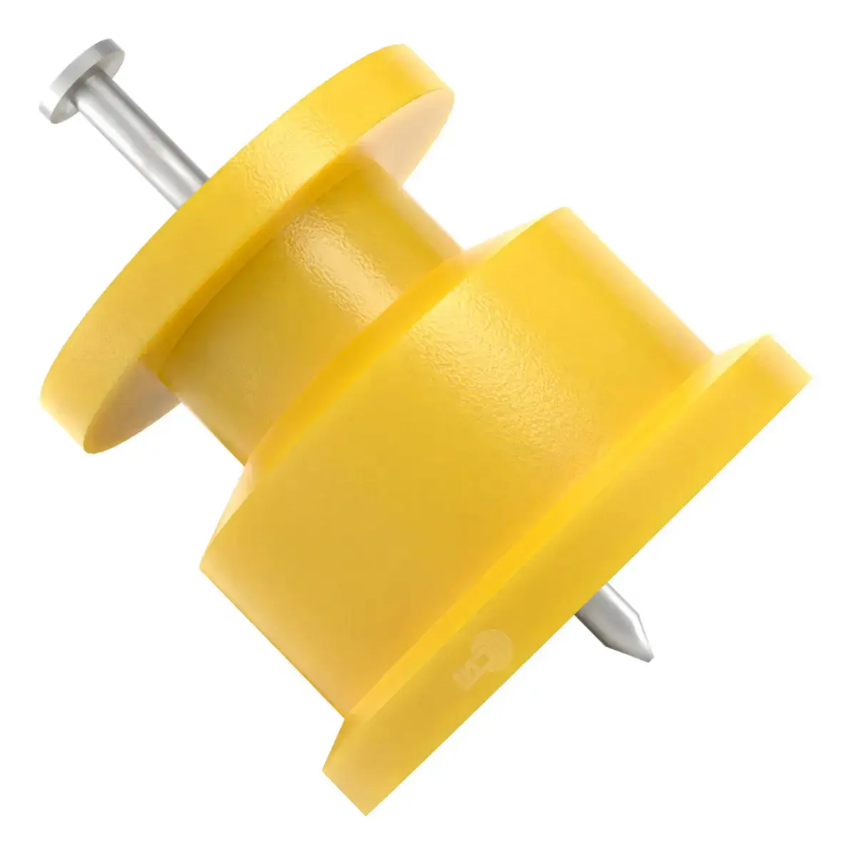 100un Isolador Roldana 30mm Profiplast Para Cerca Elétrica Rural e Residencial Com Proteção UV, Alta Isolação e Durabilidade