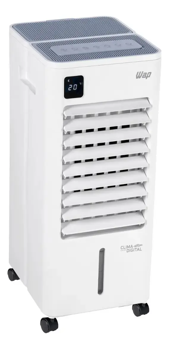 Climatizador de Ar 3 em 1 WAP CLIMA CONTROL DIGITAL 100W Com 3 Velocidades 127V