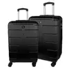 Kit de Malas Rígidas 360° com Cadeado - Preto - 1