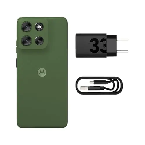 Smartphone Motorola Moto g56 5G - 256GB 24GB (8GB RAM+16GB Ram Boost) e 50MP Sony Lytia 600 Camera Ultrarresistencia militar IP68 + IP69 - Verde thumbnail 6