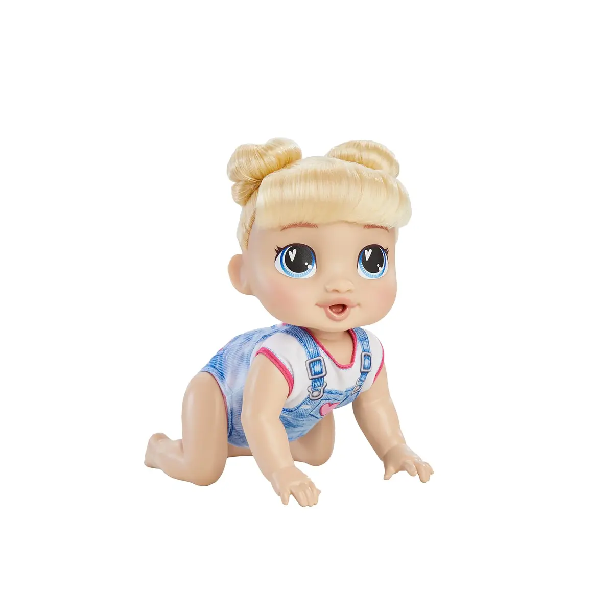 Baby Alive, Boneca, Engatinha e Brinca, Harper Hugs - Cabelos Loiros, Brinquedo Interativo, 27 cm - A partir de 3 Anos - 1