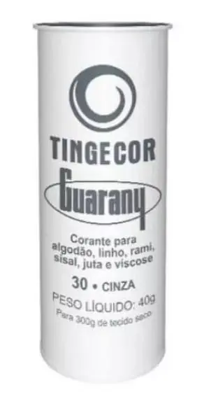 Corante para Roupas Tingecor Cinza 40g - Guarany