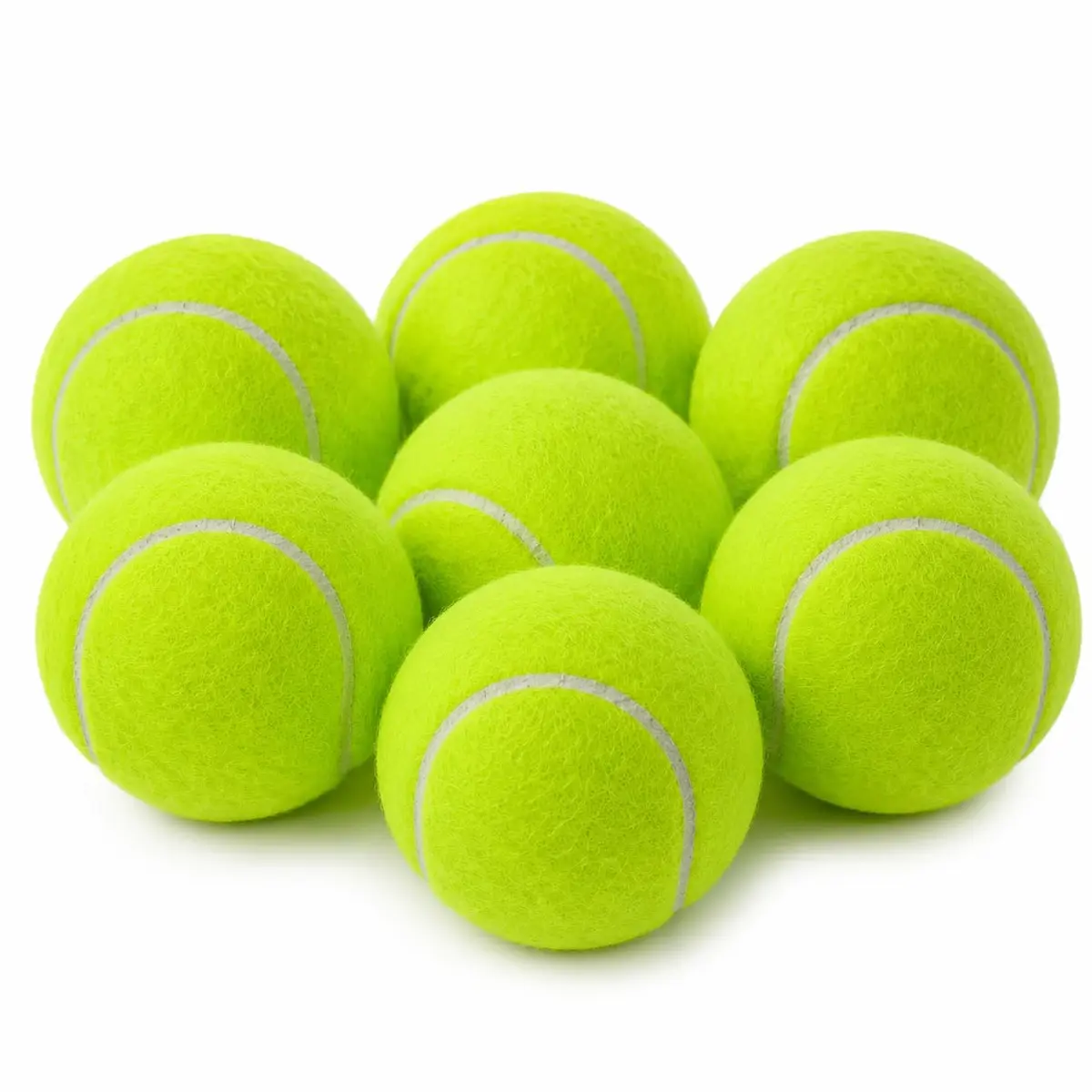 Kit 6 Bolas de Tênis para Pets e Treino Recreativo 6,5 cm | Uso Recreativo, Para Pets, Pacote com 6 Unidades, Diâmetro de 6,5 cm, Treinamento Esportivo - 1