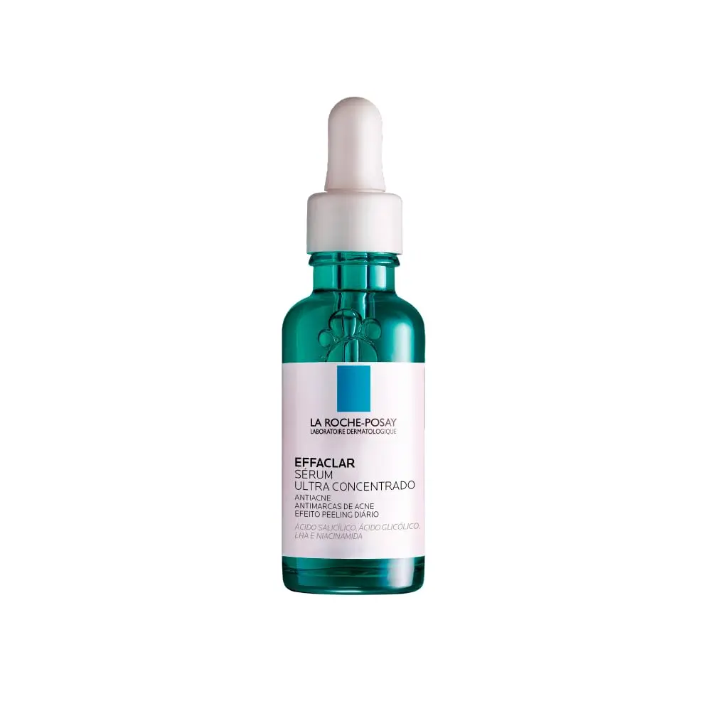 La Roche-Posay Effaclar Sérum Ultra Concentrado, Sérum Antiacne, Reduz Espinhas, Cravos, Marcas de Acne e Poros Visíveis