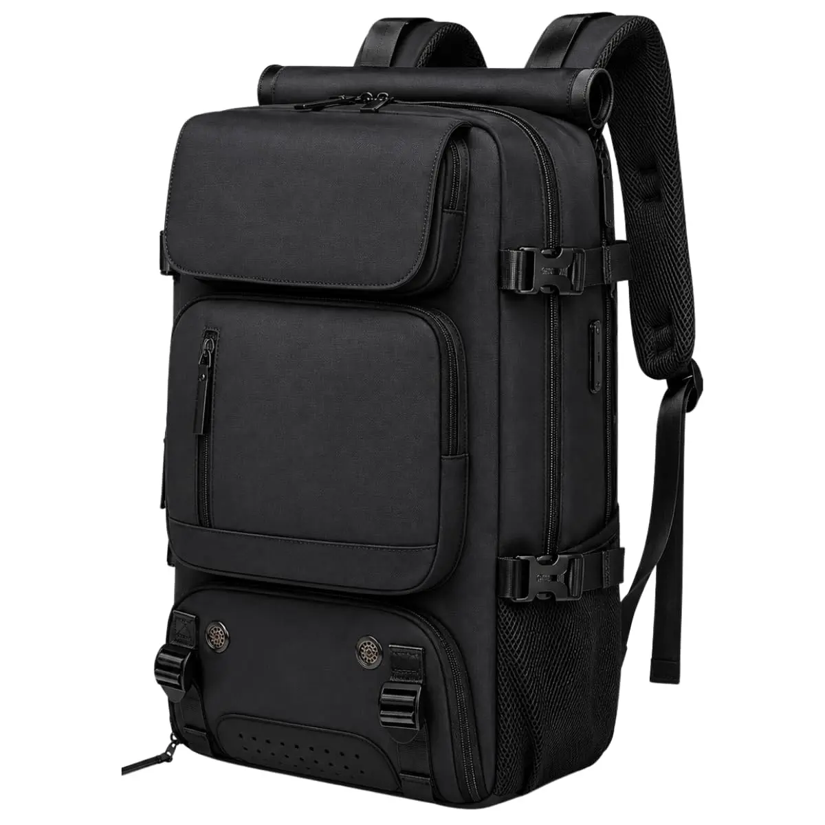 Mochila Masculina Grande Reforçada para Notebook e Laptop – Impermeável, Executiva, Trabalho, Viagem, Mala de Mão, Escolar, Casual, Portátil, Resistente, Organizada e Unissex
