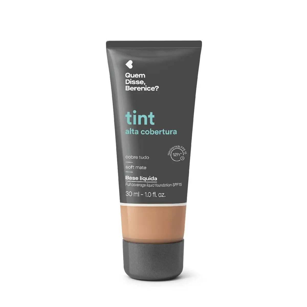 Base Tint Alta Cobertura Cor 220O 30ml Quem Disse, Berenice?