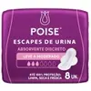 [ PRIME | REC | 3 Unidades com 100% De Cashback ] Poise® Absorvente para Escapes de Urina Discreto Moderado 8 Unidades - 1