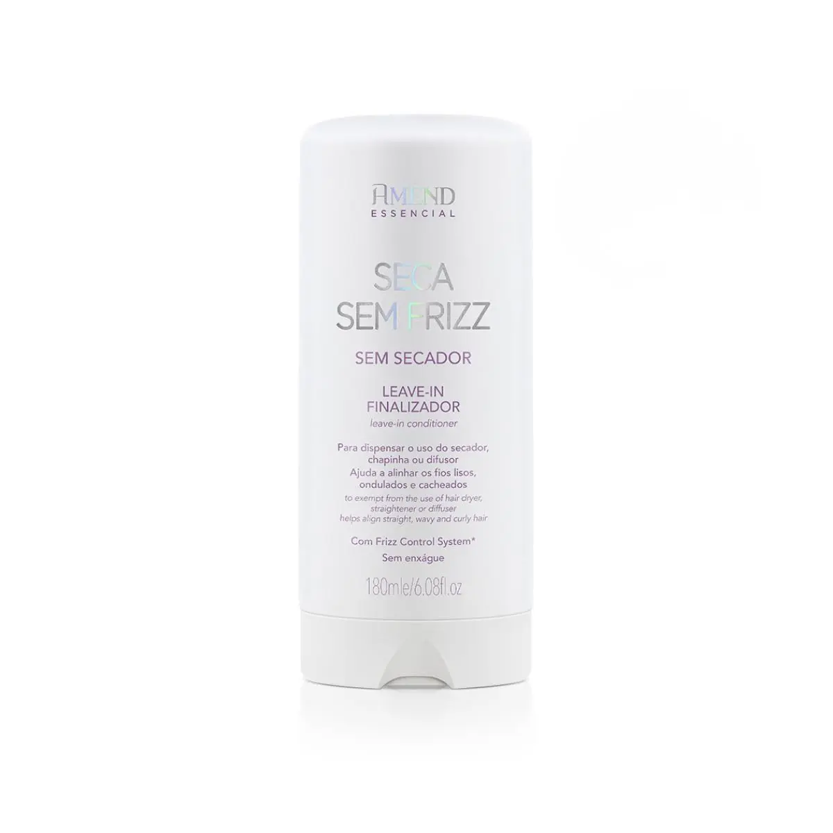 Seca Sem Frizz Leave-In Finalizador 180ml | Amend Essencial | Alinha cutículas e elimina o frizz na secagem natural sem uso de secador. - 1