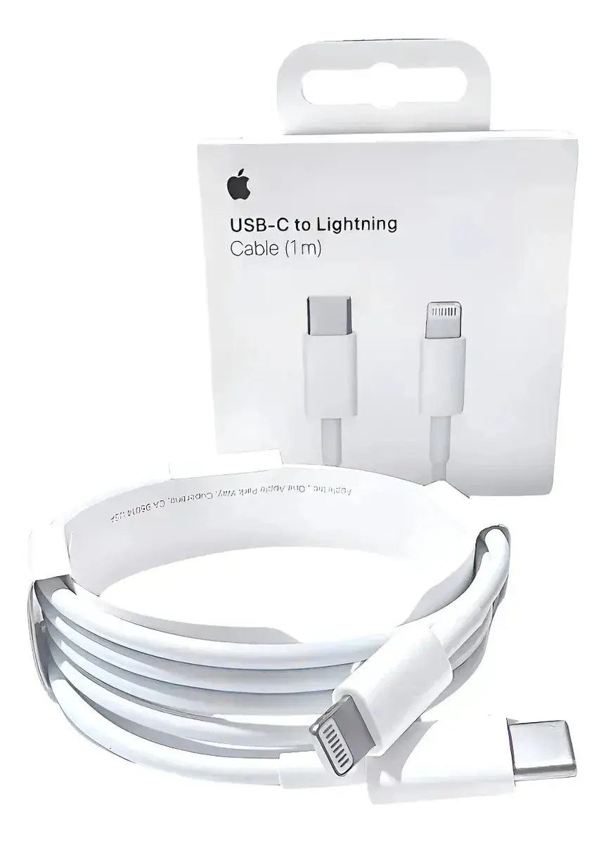 Cabo De Conexão Usb - C Para Lightning Da Apple (1 M) Cor Branc - 1