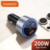 (primeira compra) taxa inclusa - Carregador Veicular 200W Tipo C PD3.0 PPS - 1