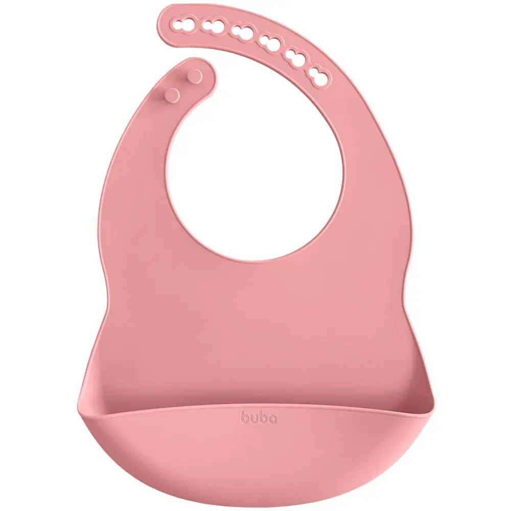 Babador Pega Migalhas Em Silicone Azul Babador Pega Migalhas BUBAcriança-unissex