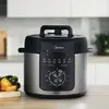 Panela de Pressão Mecânica Preta e Inox 4L Midea 110V ou 220v - 1