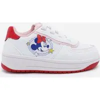 tênis infantil minnie mouse julia faria e mickey e amigos branco - 1