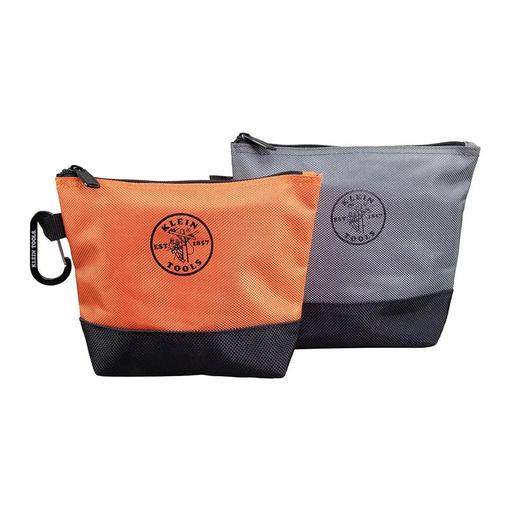 Klein Tools Bolsa Utilitária 55470 Laranja/Preto Cinza/Preto Pacote Com 2
