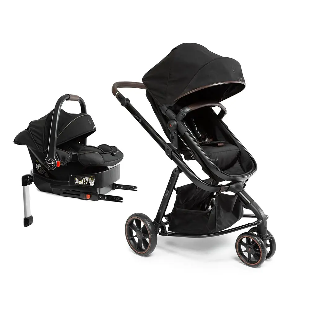 Travel System Safety 1st, Mobi+ Trio Reserva, com Isofix, Black
