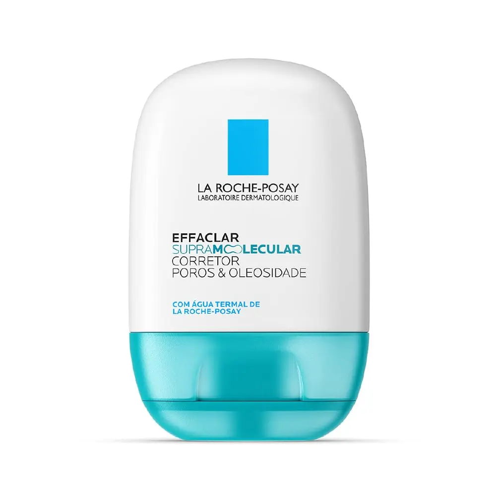 Gel Creme Antioleosidade La Roche-Posay Effaclar Supramolecular, 40ml | Tecnologia Supramolecular, Niacinamida, Ácido Salicílico, Redução de Poros, Toque Mate, Acabamento Seco