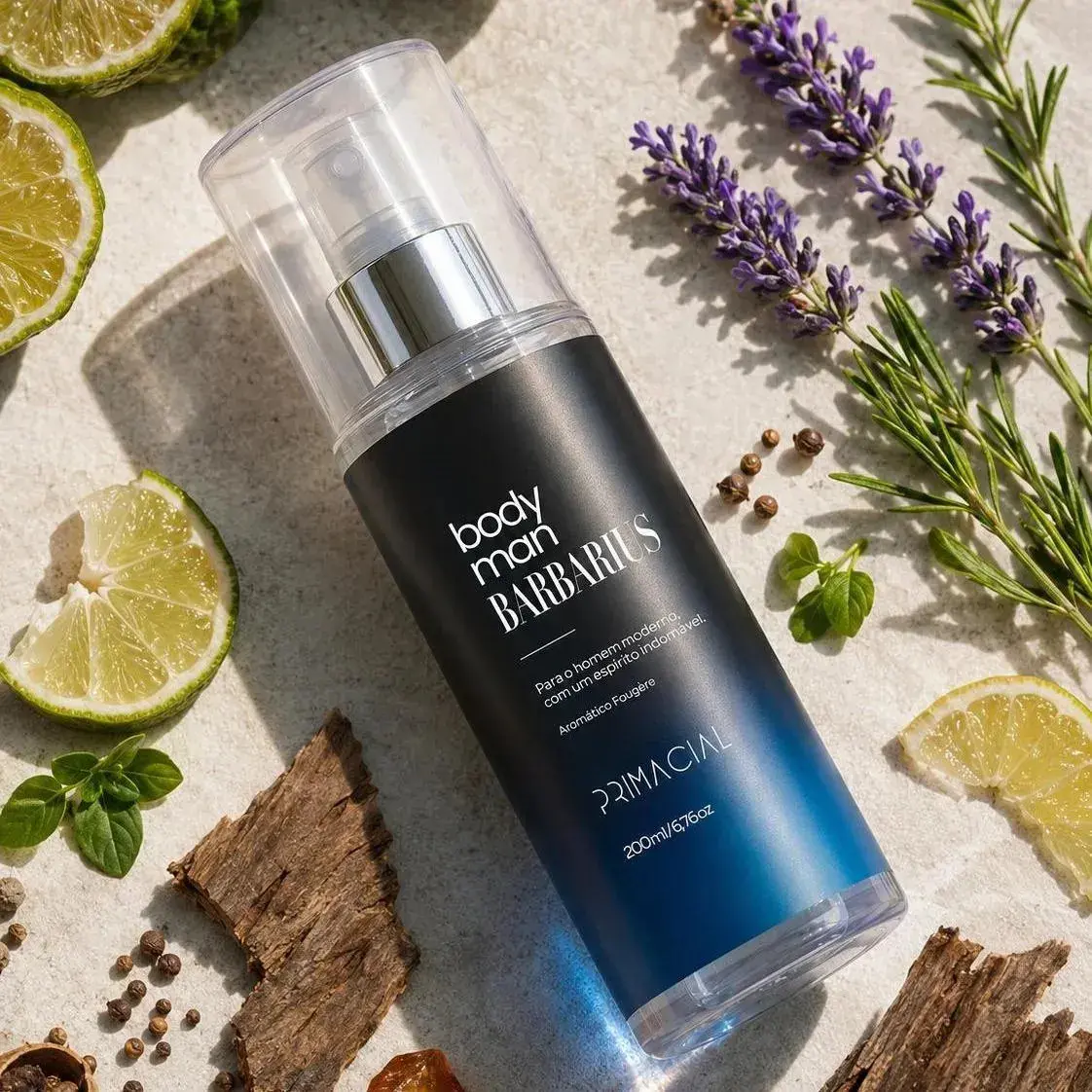 Kit Body Splash Masculino Barbarius + Enigma + Midtown 200ml thumbnail 8