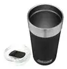 Copo Térmico De Cerveja Coleman 600 Ml Com Tampa Preto - 1