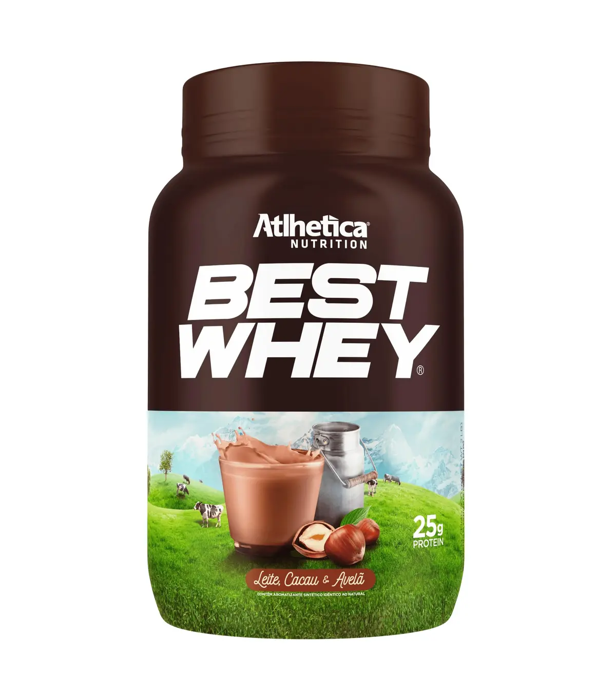 Atlhetica Nutrition BEST WHEY (900g) Leite, Cacau & Avelã, Multicolorido