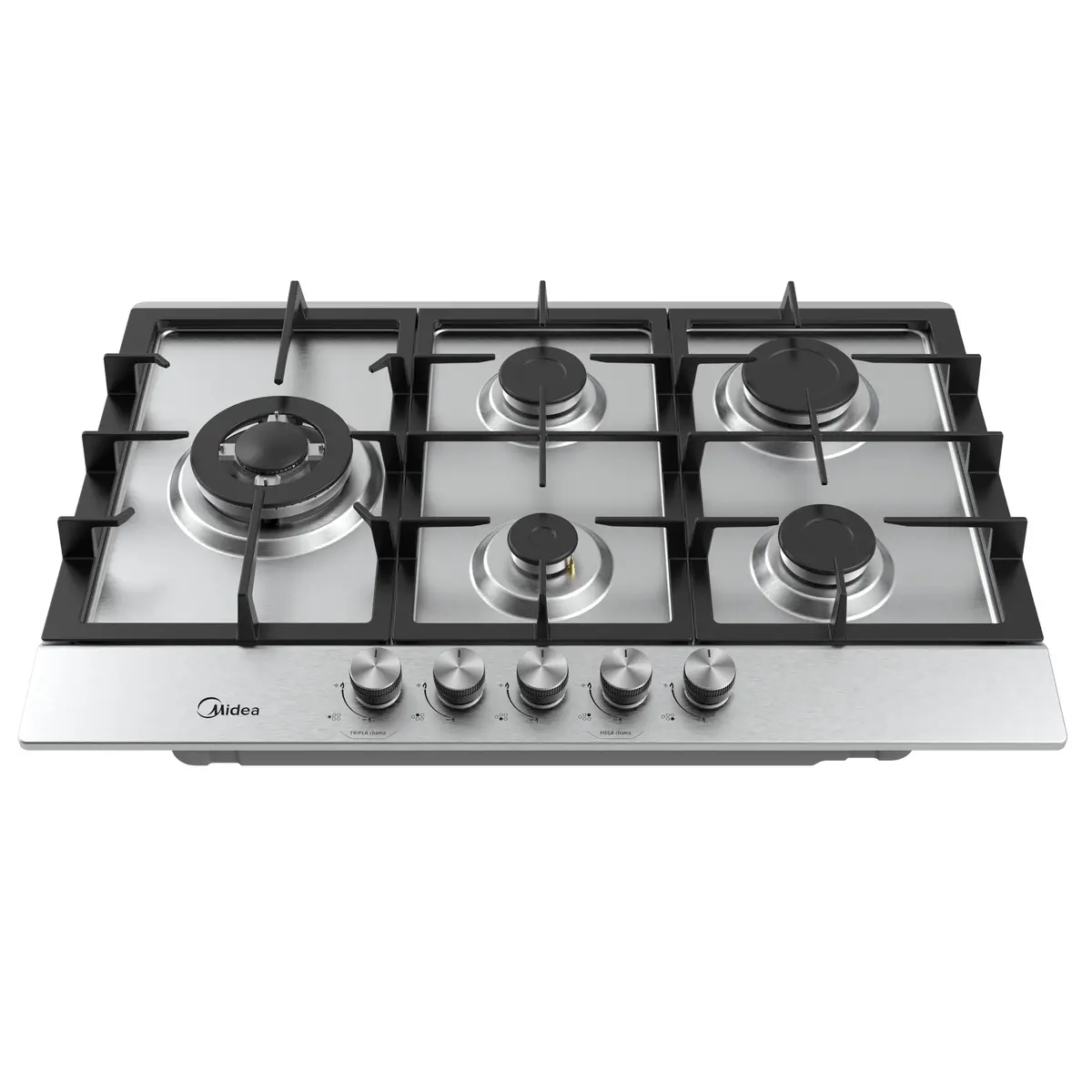 COOKTOP INOX 5 BOCAS